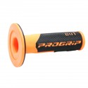 Juego de Puños Progrip 801 Naranja Flúor/Negro.