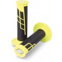 Juego de Puños Protaper Clamp On Half Waffle Amarillo Neón/Negro.
