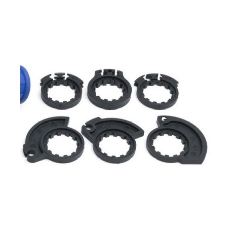 Juego de Puños Protaper Clamp On Half Waffle Gris/Negro.