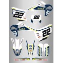 Kit de Adhesivos RedBull Husqvarna Te/Fe 20-23 Gris/Azul.