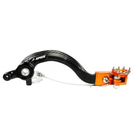 Pedal de Freno Apico Ktm Exc/Exc-f 17-19 Naranja/Negro.