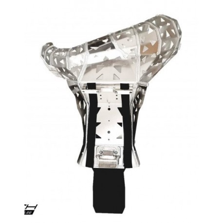 Cubrecárter P-Tech con Protector de Escape y Bieletas Gas Gas Ec 250/300 21-23 Aluminio.