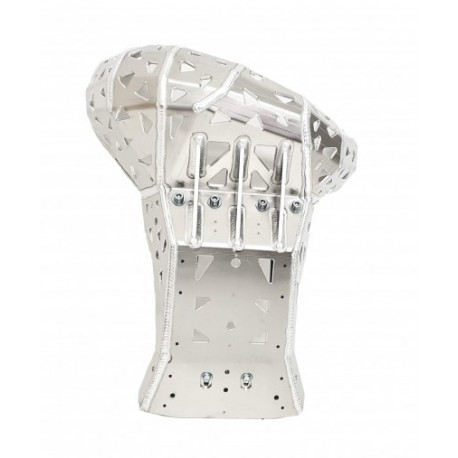 Cubrecárter P-Tech con Protector de Escape Ktm Exc 250/300 Tpi 20-23 Aluminio.