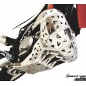 Cubrecárter P-Tech con Protector de Escape Ktm Exc 250/300 Tpi 20-23 Aluminio.