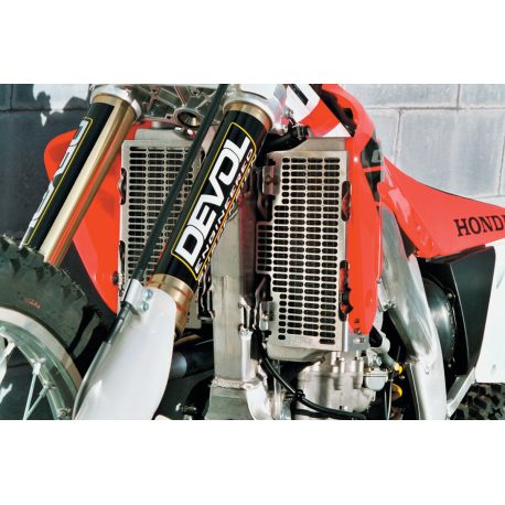 Protector de Radiador Devol Honda Cr 125/250 r 00-01 Aluminio.