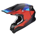 CASCO SCORPION VX-16 AIR SPETRUM MATT BLACK-RED-BLUE