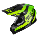 CASCO SCORPION VX-16 AIR SOUL BLANCK-GREEN
