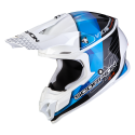 CASCO SCORPION VX-16 EVO AIR GEM WHITE-BLUE