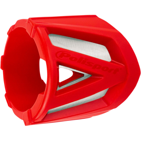 Protector Silencioso Polisport 340-400mm Universal Rojo.