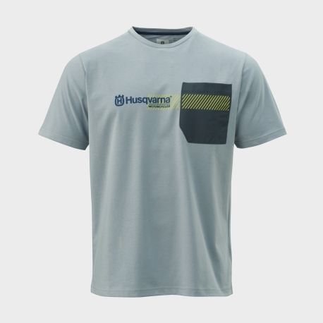 Camiseta Husqvarna pocket