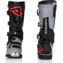 Botas Acerbis X-Rock Rojo/Gris.