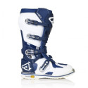 Botas Acerbis X-Rock Azul/Blanco.