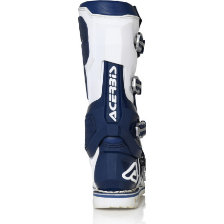 Botas Acerbis X-Rock Azul/Blanco.