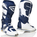 Botas Acerbis X-Rock Azul/Blanco.