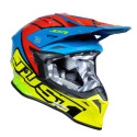 Casco Just1 J-39 Thruster Amarillo Fluor/Azul/Rojo