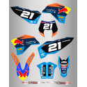 Kit de Adhesivos Ktm Exc/f 08-11 Redbull.
