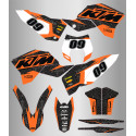 Kit de Adhesivos Ktm Exc/f 08-11 Redbull.