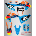 Kit de Adhesivos Ktm Exc/f 17-19 Gopro .