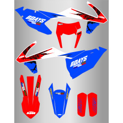 Kit de Adhesivos Ktm Exc/f 17-19 Francia.
