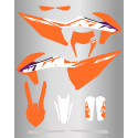 Kit de Adhesivos Ktm Exc/f 20-23 Serie.