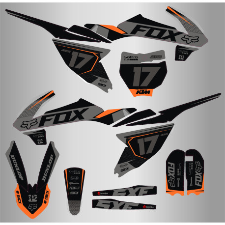 Kit de Adhesivos Ktm sx 85 13-17 Gopro.