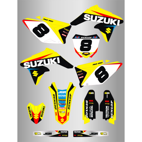Kit de Adhesivos Suzuki Rmz 250 10-13 Edition.