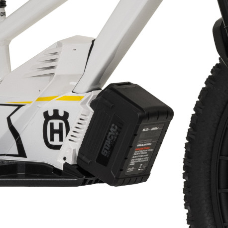 Bicicleta Eléctrica Infantil Husqvarna STACYC 1.20 Blanco.