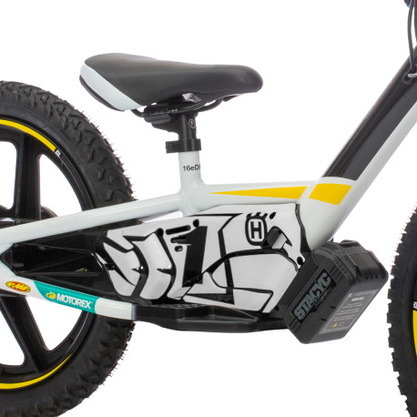 Bicicleta Eléctrica Infantil Husqvarna STACYC 1.16 Blanco.