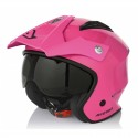 CASCO ACERBIS FS-807 FULL RACE PLATA/AZUL