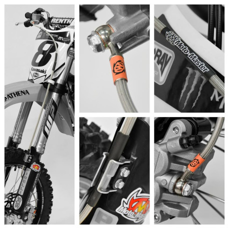 Latiguillo de Freno Delantero Moto Master Honda Cr 125/250/500 r 92-01.