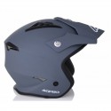 CASCO ACERBIS FS-807 FULL RACE PLATA/AZUL