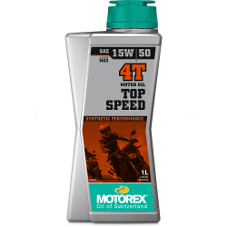 Aceite de Motor Motorex Top Speed 4T 15W50.