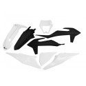 Kit Plásticos Ufo Ktm Exc/Exc-f 20-23 Negro/Blanco.