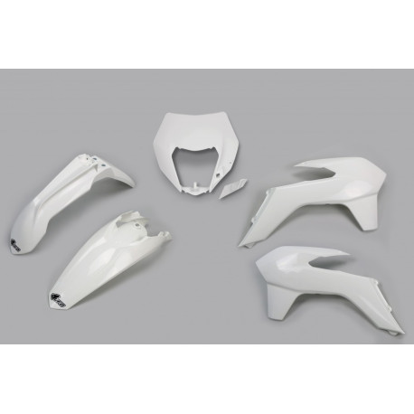 Kit Plásticos Ufo Ktm Exc/Exc-f 14-16 Blanco.