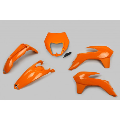 Kit Plásticos Ufo Ktm Exc/Exc-f 14-16 Naranja.