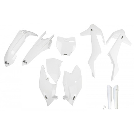 Kit Plásticos Ufo Ktm Sx/Sxf 16-18 Blanco.