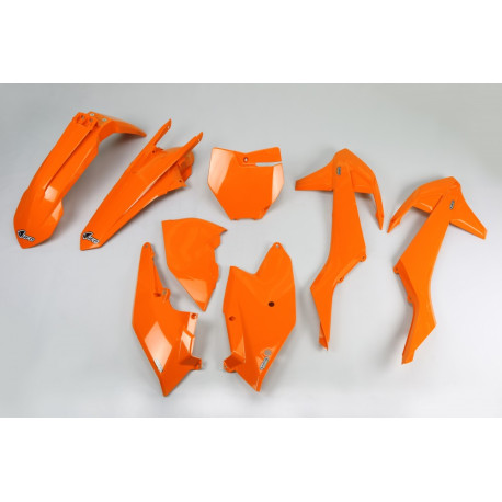 Kit Plásticos Ufo Ktm Sx/Sxf 16-18 Naranja.