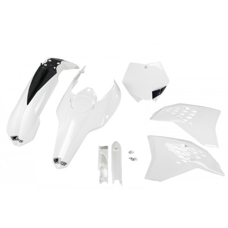 Kit Completo Plásticos Ufo Ktm Sx/Sxf 07-10 Blanco.