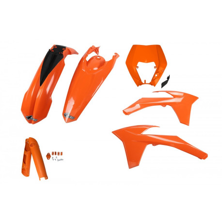 Kit Plásticos Ufo Ktm Exc/Exc-f 12-13 Naranja.