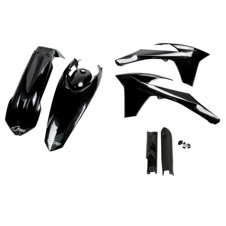 Kit Plásticos Ufo Ktm Exc/Exc-f 12-13 Negro.