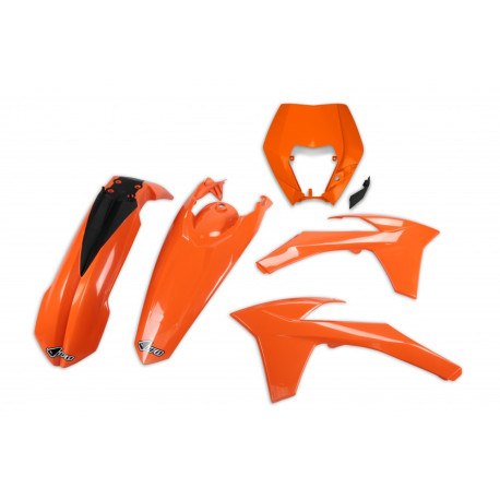 Kit Plásticos Ufo Ktm Exc/Exc-f 12-13 Naranja.