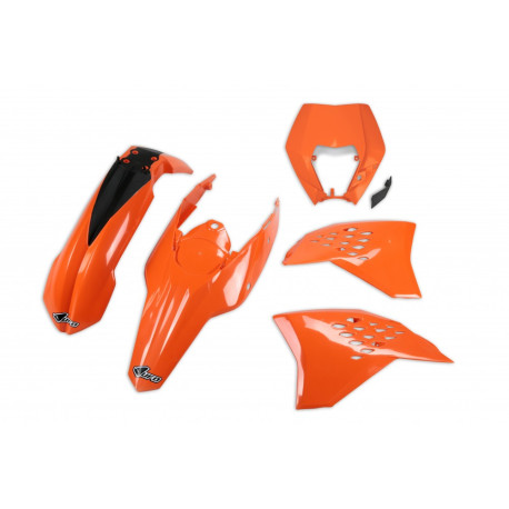 Kit Plásticos Ufo Ktm Exc/Exc-f 08-11 Naranja.