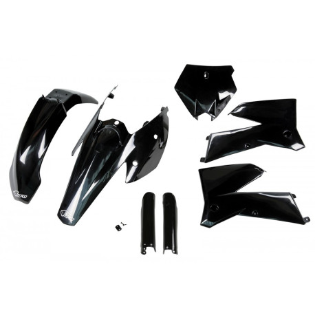 Kit Completo de Plásticos Ufo Ktm Sx/Sxf 05-06 Negro.