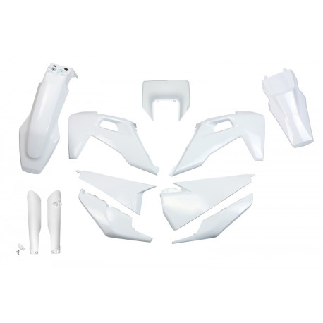 Kit Completo Plásticos Ufo Husqvarna Te/Fe 20-23 Blanco.