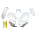 Kit Completo Plásticos Ufo Husqvarna Te/Fe 20-23 Blanco/Gris.