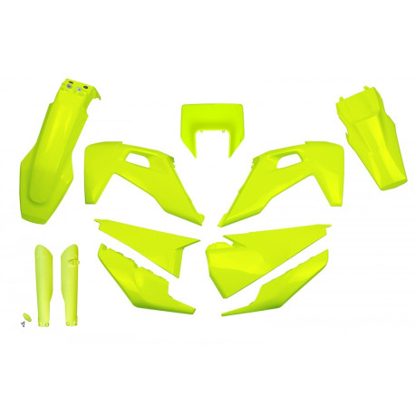 Kit Completo Plásticos Ufo Husqvarna Te/Fe 20-23 Amarillo Flúor.