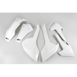 Kit Plásticos Ufo Husqvarna Te/Fe 17-19 Blanco.