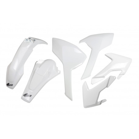 Kit Plásticos Ufo Husqvarna Te/Fe 17-19 Blanco.