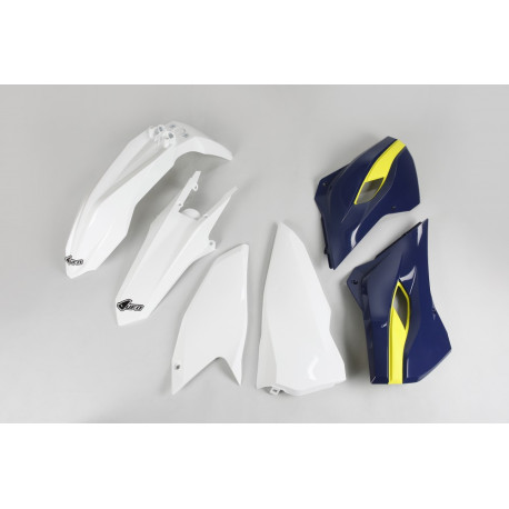 Kit Plásticos Ufo Husqvarna Te/Fe 15-16 Azul/Blanco.