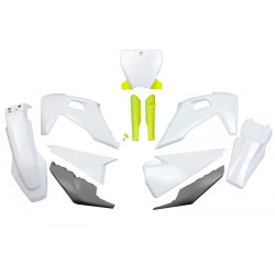 Kit Completo Plásticos Ufo Husqvarna Tc/Fc 19-22 Blanco/Gris.